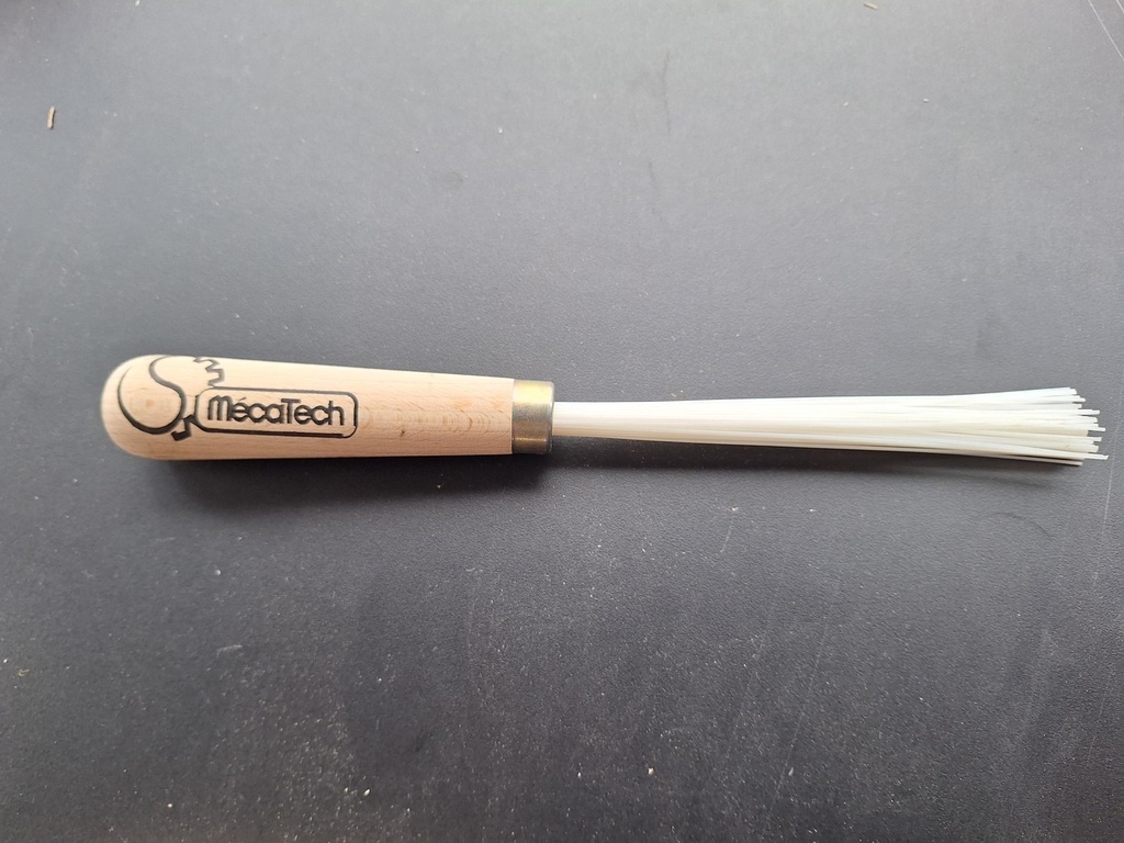 Klepsteelborstel Steek wit