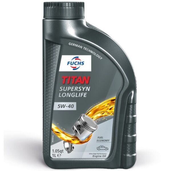 FUCHS TITAN SUPERSYN LONGLIFE 5W-40 1L (Uit doos van 12) 