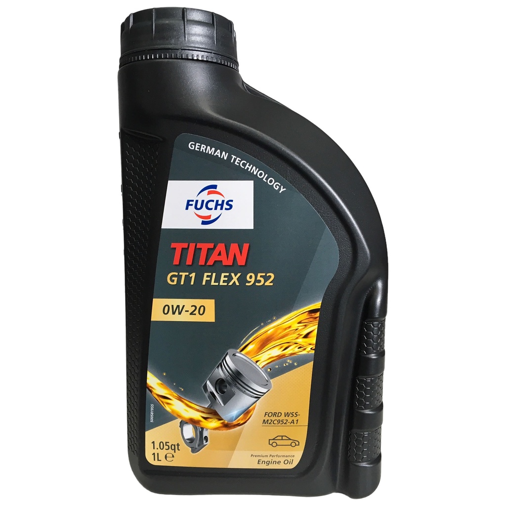 FUCHS TITAN GT1 FLEX 952 0W-20 1L (Uit doos van 12) 