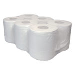 Poetspapier Pak 6 Rollen Midi Wit