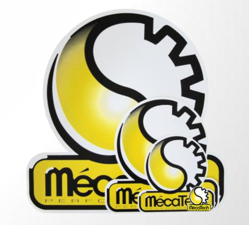 MécaTech Sticker XL (ca. 65x65 cm) 1 stuk
