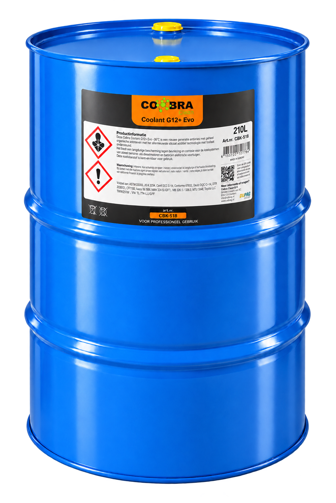 [CBK-518] COBRA CLEAN COOLANT  G12+ EVO ROOD 210L