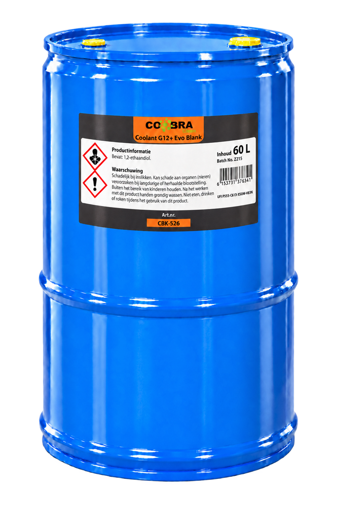 COBRA CLEAN COOLANT  G12+ EVO BLANK 60L