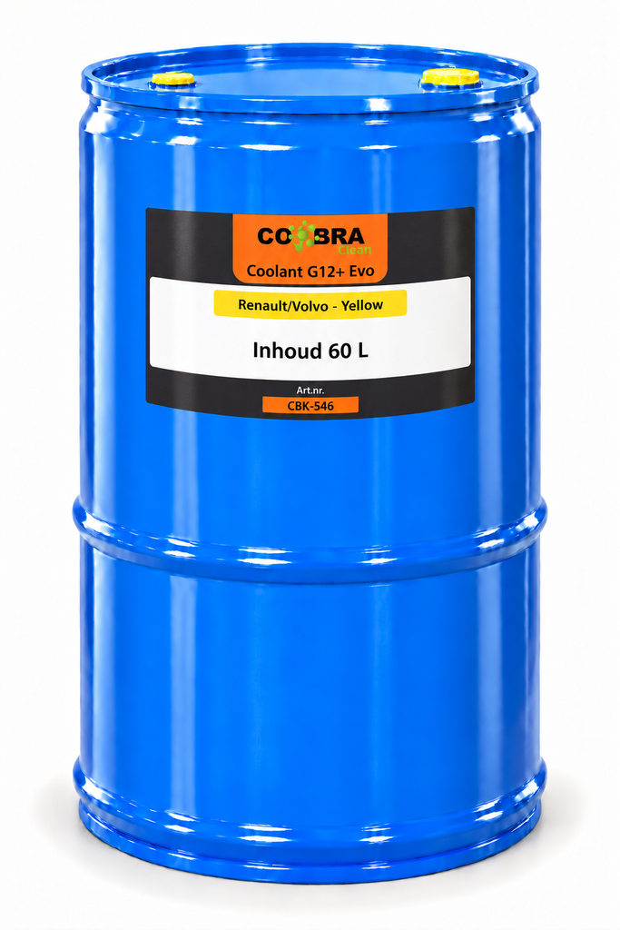 COBRA CLEAN COOLANT G12+ EVO RENAULT/VOLVO YELLOW, 60L