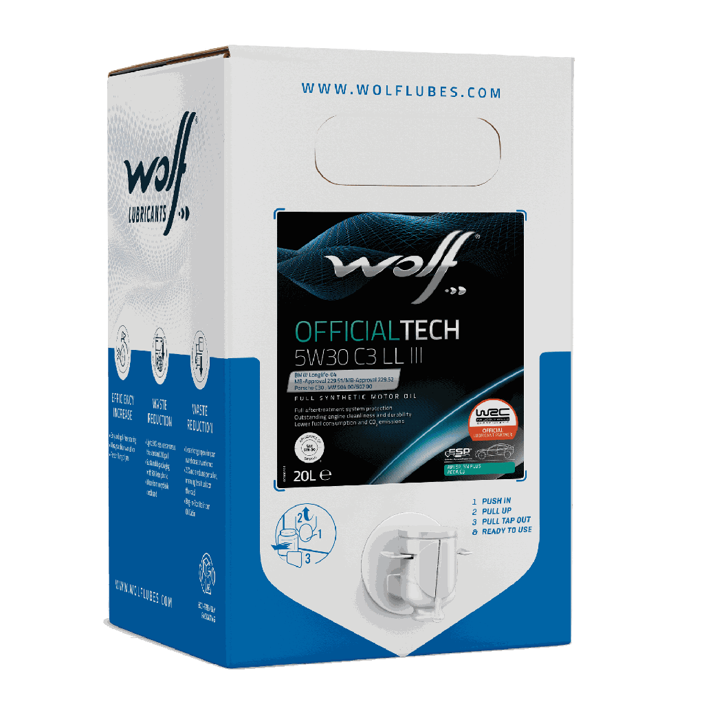 [1051074] WOLF OFFICIALTECH 5W40 C3 BIB 20L