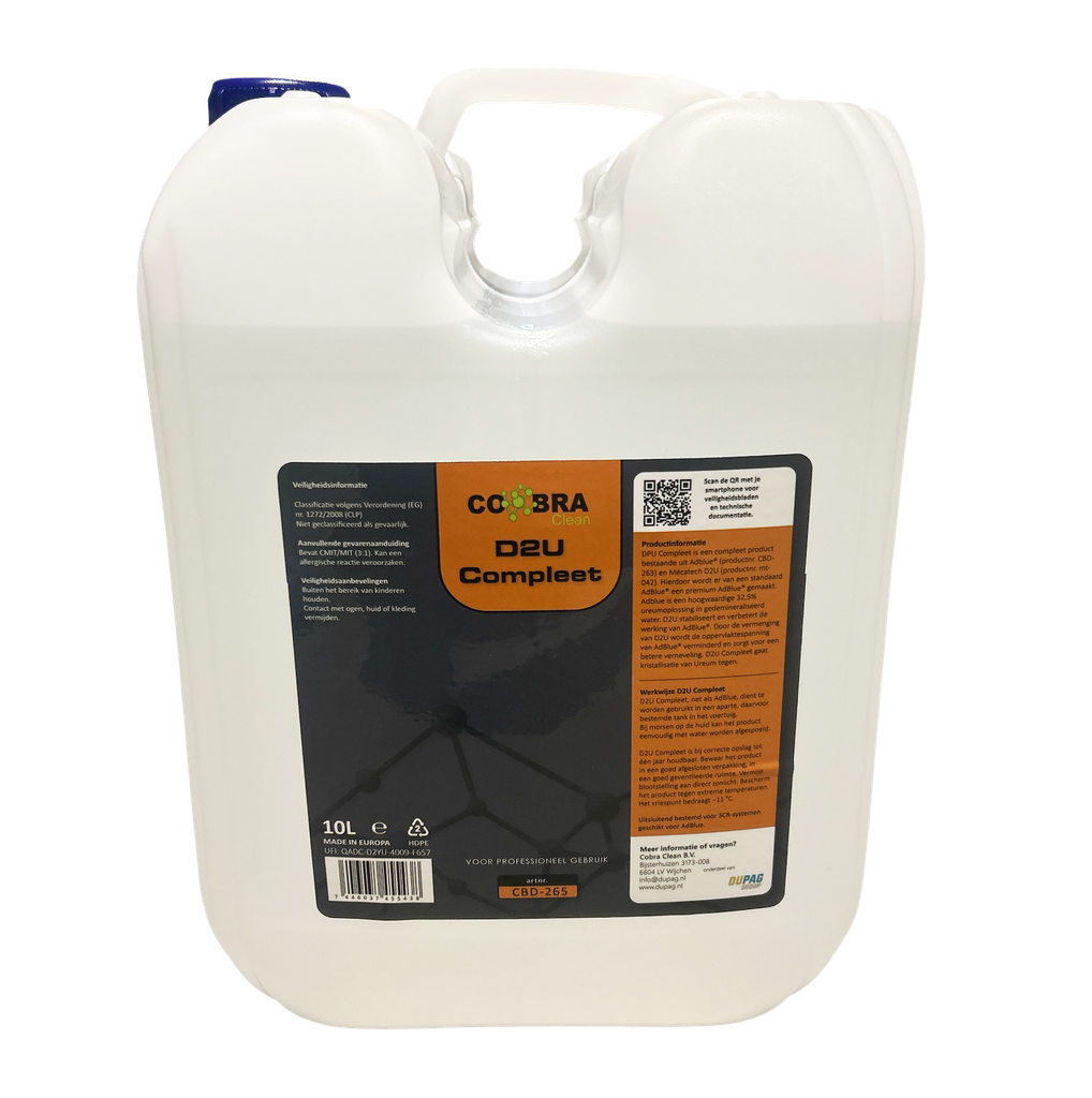 Cobra Clean D2U Premium Compleet 10L