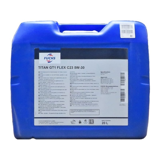 [601884092] FUCHS TITAN GT1 FLEX C23 5W-30 Can 20L