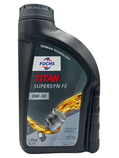 [602032621] FUCHS TITAN SUPERSYN LL PLUS 0W-30 1L (Uit doos van 12) 