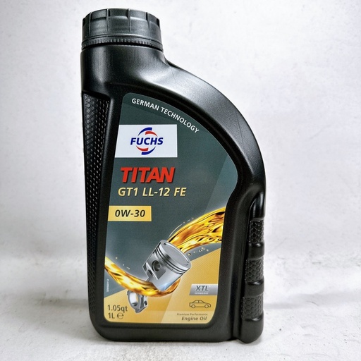 [602061614] FUCHS TITAN GT1 LL-12 FE 0W-30 1L (Uit doos van 12) 